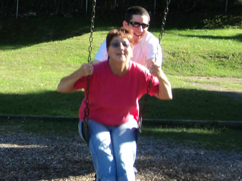 Roberta with her Son and Granddaughter