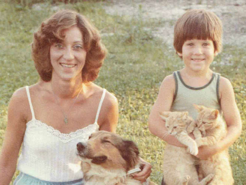 Roberta with her Son, and animals